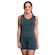 Macaquinho Fitness MVB Modas Curto Liso Suplex - Feminino CINZA