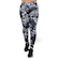 Calça Legging Cintura Alta Mvb Modas Empina Bumbum - Feminina PRETO/AZUL