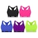 Kit Tops Puma Nadador sem Costura - Feminino - 5 unidades VERDE/ROXO