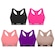 Kit Tops Puma Nadador sem Costura - Feminino - 5 unidades ROXO/PRETO