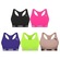 Kit Tops Puma Nadador sem Costura - Feminino - 5 unidades ROSA/VERDE