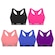 Kit Tops Puma Nadador sem Costura - Feminino - 5 unidades ROXO/AZUL