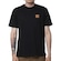 Camiseta Dc Shoes Mini Square Stripe Sm24 - Masculina PRETO
