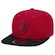 Boné Aba Reta New Era 9Fifty Orig.Fit Futebol Athletico Paranaense - Snapback - Adulto VERMELHO