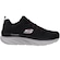 TÊNIS SKECHERS DLUX WALKER MEERNO - MASCULINO PRETO/VERMELHO