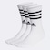 Kit Meia adidas 3 Listras - 3 pares - Masculino BRANCO