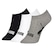 Kit de Meias Puma Sapatilha Esportiva com 3 Pares - Feminina CINZA/PRETO