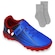 Kit Chuteira Society Dray Marvel Spidey Kids - Infantil + Meia AZUL/VERMELHO