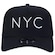 Boné New Era Nyc 940 A-Frame - Snapback - Adulto PRETO/BRANCO