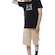 Camiseta Dc Shoes Square Star Concrete Sm24 - Masculina PRETO
