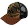 Boné Aba Curva Oakley Metal Ellipse Camo Trucker Hat Almond - Snapback - Adulto MARROM