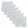 Kit Cuecas Boxer Mash Microfibra Risca de Giz 045.00 - Adulto - 6 unidades BRANCO