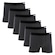 Kit Cuecas Boxer Mash Microfibra Risca de Giz 045.00 - Adulto - 6 unidades PRETO