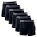 Kit Cuecas Boxer Mash Microfibra sem Costura 710.01 - Adulto - 6 unidades PRETO