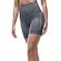 SHORT KNIT OLK FEM CINZA