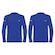 Kit Camisas Térmicas Puma Uv50+ Manga Longa - 2 Unidades - Infantil AZUL