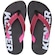 Chinelo Kenner Red Kids - Infantil ROSA/PRETO