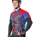 Camiseta Poker Ciclis Zip Total Phantom - Unissex VERMELHO/AZUL