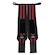 Munhequeira Elástica Crosshop Brasil Endurance Training - Adulto PRETO/VERMELHO