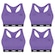 Kit Tops Puma Nadador com Bojo - Feminino - 4 unidades ROXO