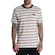 Camiseta Rvca Leaman Stripe - Masculina BRANCO