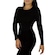 Camisa Térmica e Compressão Finta Manga Longa Uv 50 - Feminina PRETO