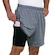 Shorts Finta Supino com Forro - Masculino CINZA
