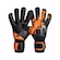 Luvas de Goleiro Ho Soccer One Negative Asteroid Blaze - Adulto PRETO/LARANJA