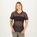 Camiseta Selene Tela - Feminina PRETO