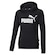 Blusão de Moletom com Capuz Puma Essentials Logo - Infantil PRETO
