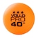 Bola de Tênis de Mesa Vollo 3 Estrelas Pro 40+ LARANJA