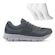 TÊNIS OLYMPIKUS PROOF 3 + 3 PARES DE MEIAS - MASCULINO CINZA ESC/CINZA CLA