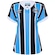 Camisa do Grêmio Home Listrada 2023 Umbro - Feminina AZUL/PRETO