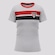 Camiseta do São Paulo Braziline Realistic - Feminina BRANCO
