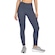Calça Legging Alto Giro Iron Canelado - Feminina CINZA/PRETO