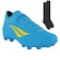 Chuteira de Campo Penalty S11 Locker XXI + Meião Color Sports de Futebol - Adulto AZUL
