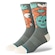 Meia Cano Alto Stance Skelly Nelly - Adulto AZUL
