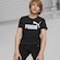 Camiseta Puma Essentials Logo - Infantil PRETO