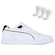 Tênis Puma Rbd Game Low + 3 Pares de Meias - Masculino BRANCO/PRETO