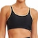 Top Fitness com Bojo Cajubrasil Atlanta com Detalhe em Tela - Feminino PRETO
