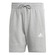 Shorts adidas Essentials 3-Stripes - Masculino CINZA/BRANCO
