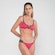 Biquíni Calcinha She Tiras Duplas Liso com Contraste - Adulto ROSA/LARANJA