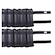 Par de Caneleiras de Peso Ahead Sports Tornozeleiras - 14 Kg Preto Mescla