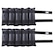 Par de Caneleiras de Peso Ahead Sports Tornozeleiras - 16 Kg Preto Mescla