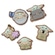 Jibbitz Crocs Grogu Pack Com 5 Peças - Unissex BRANCO