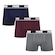 Cueca Boxer Puma Cotton - 3 unidades - Adulto CINZA/AZUL ESC