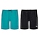 Shorts Puma Board Médio - 2 unidades - Masculino PRETO/VERDE
