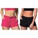 Short Selene Básico - 2 unidades - Feminino ROSA ESC/PRETO