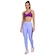 Calça Legging Alto Giro Hyper com Recortes - Feminina ROXO CLARO