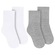 Kit Meias Cano Médio Selene Básica com 2 Pares - Infantil BRANCO/CINZA